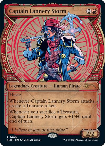 Captain Lannery Storm card art