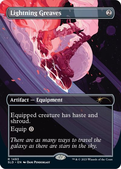 Lightning Greaves (1493) card art