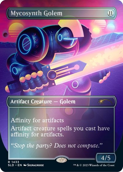 Mycosynth Golem (Rainbow Foil) card art