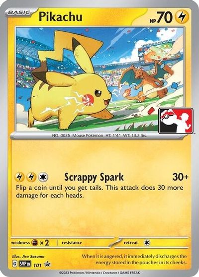 Pikachu - 101 card art