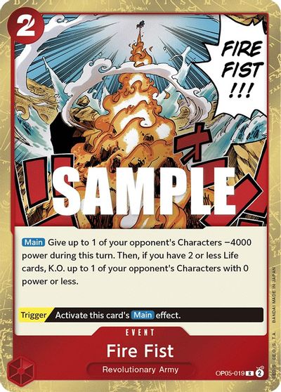 Fire Fist card art