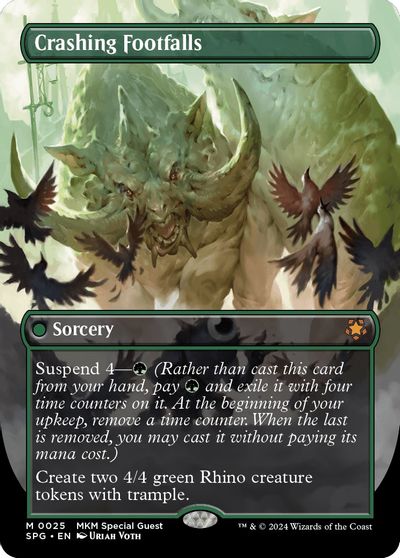 Crashing Footfalls (Borderless) card art