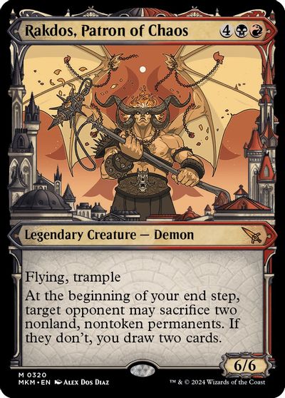 Rakdos, Patron of Chaos (Showcase) (0320) card art