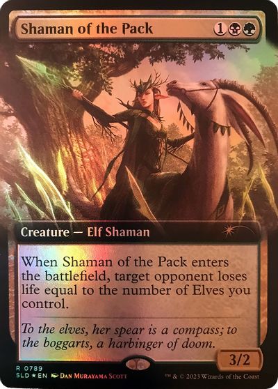 Shaman of the Pack (Extended Art) card art