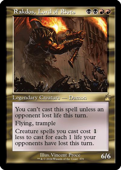 Rakdos, Lord of Riots (Retro Frame) card art