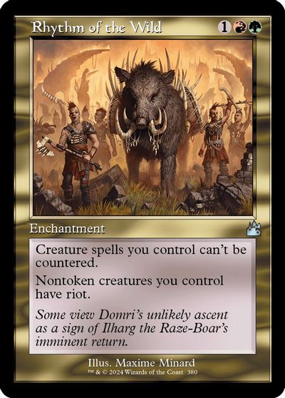 Rhythm of the Wild (Retro Frame) card art