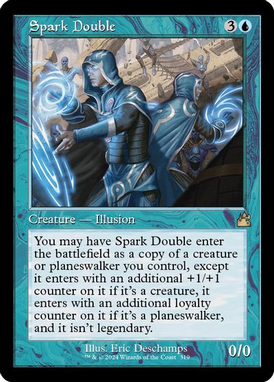 Spark Double (Retro Frame) card art