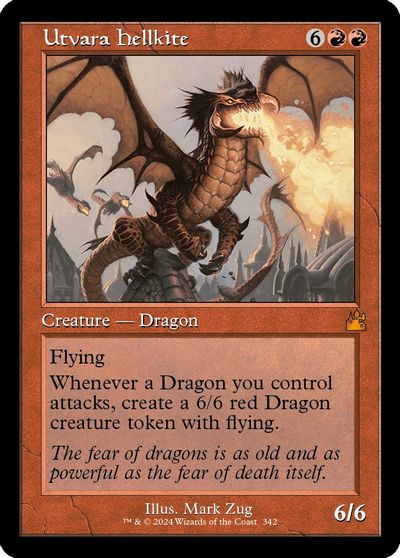 Utvara Hellkite (Retro Frame) card art