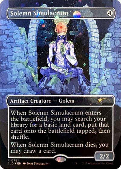 Solemn Simulacrum (0791) (Galaxy Foil) card art