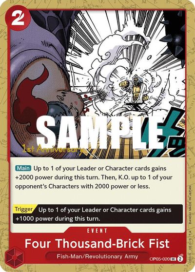 Four Thousand-Brick Fist card art
