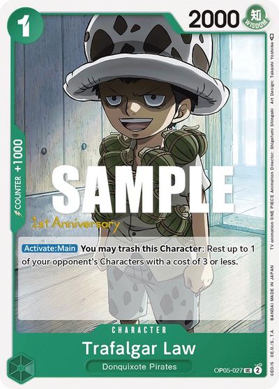 Trafalgar Law (027) card art