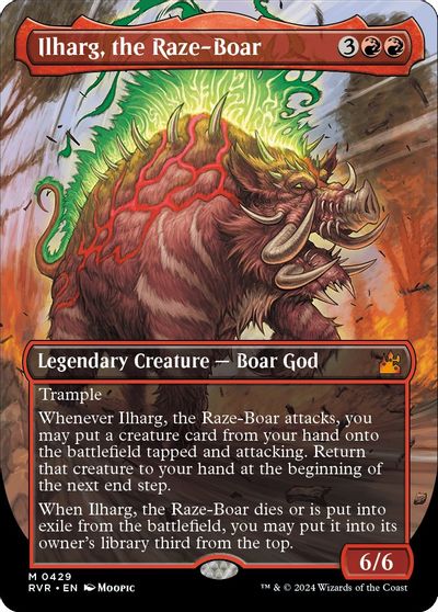 Ilharg, the Raze-Boar (Anime Borderless) card art