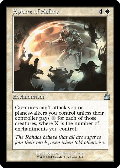 Sphere of Safety (Retro Frame) card art