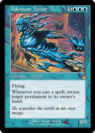Tidespout Tyrant (Retro Frame) card art