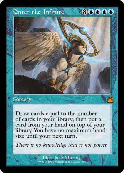 Enter the Infinite (Retro Frame) card art
