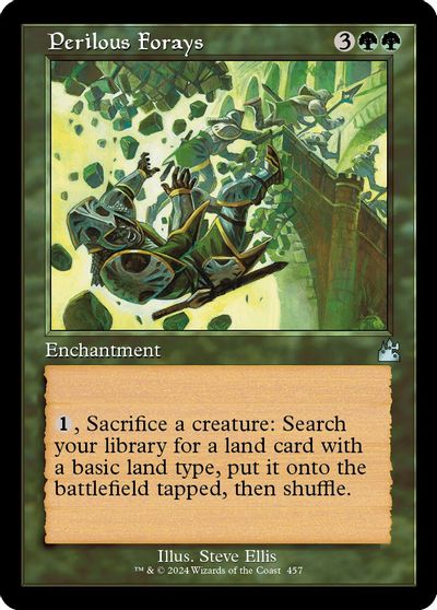 Perilous Forays (Retro Frame) card art