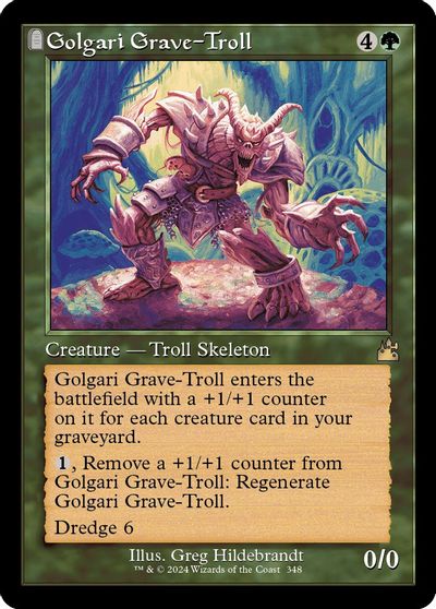 Golgari Grave-Troll (Retro Frame) card art