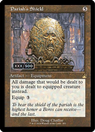 Pariah's Shield (Retro Frame) (Serial Numbered) card art