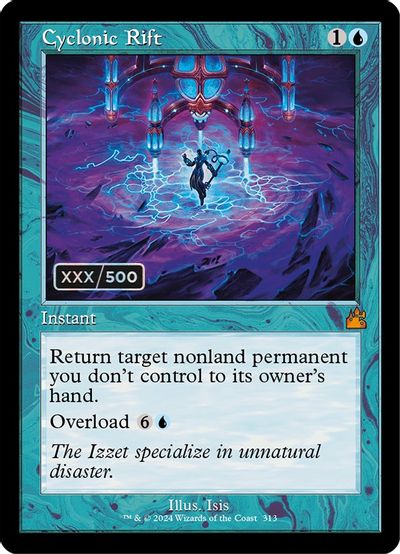 Cyclonic Rift (Retro Frame) (Serial Numbered) card art