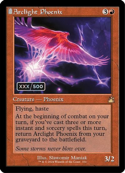Arclight Phoenix (Retro Frame) (Serial Numbered) card art