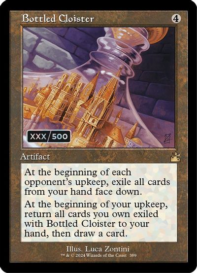 Bottled Cloister (Retro Frame) (Serial Numbered) card art