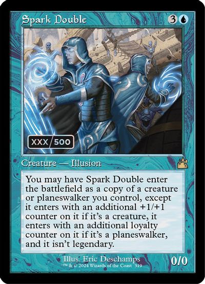 Spark Double (Retro Frame) (Serial Numbered) card art