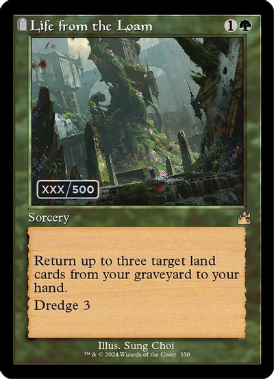Life from the Loam (Retro Frame) (Serial Numbered) card art
