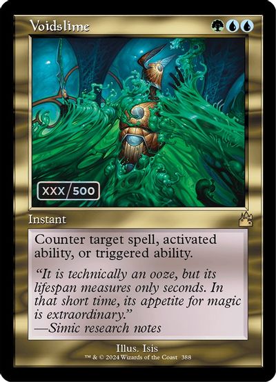 Voidslime (Retro Frame) (Serial Numbered) card art
