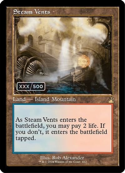 Steam Vents (Retro Frame) (Serial Numbered) card art