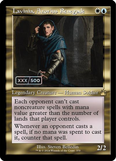 Lavinia, Azorius Renegade (Retro Frame) (Serial Numbered) card art