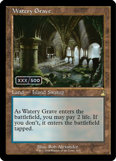 Watery Grave (Retro Frame) (Serial Numbered) card art