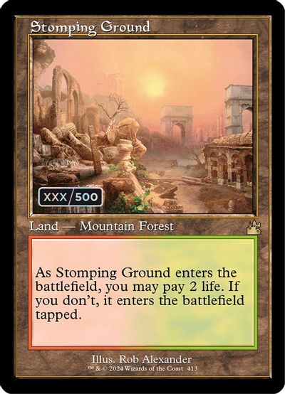 Stomping Ground (Retro Frame) (Serial Numbered) card art