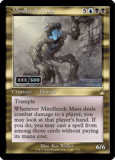 Mindleech Mass (Retro Frame) (Serial Numbered) card art