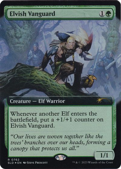 Elvish Vanguard (Extended Art) card art