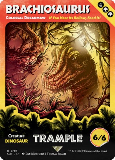 Brachiosaurus - Colossal Dreadmaw card art