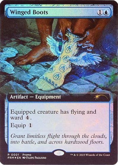 Winged Boots card art