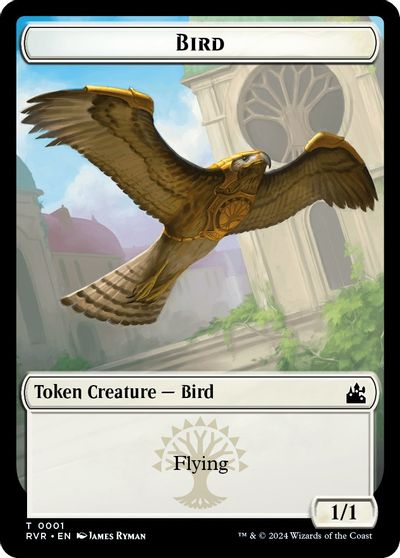 Bird // Sphinx Double-Sided Token card art