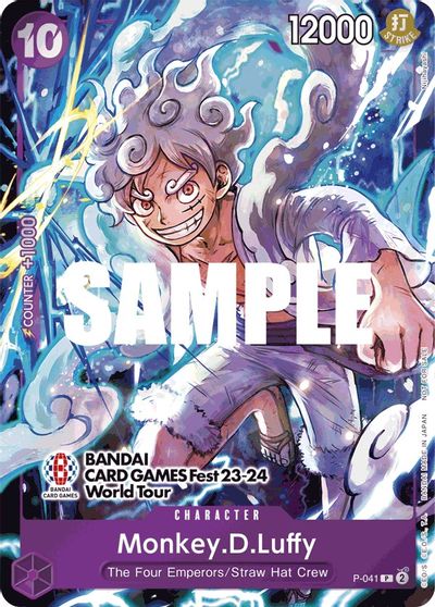 Monkey.D.Luffy (041) (BANDAI CARD GAMES Fest 23-24 World Tour) card art
