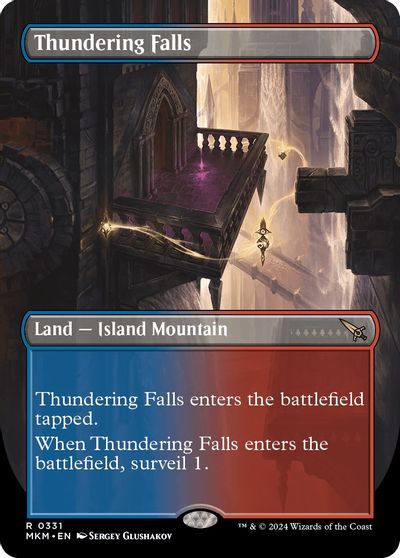 Thundering Falls (Borderless) card art