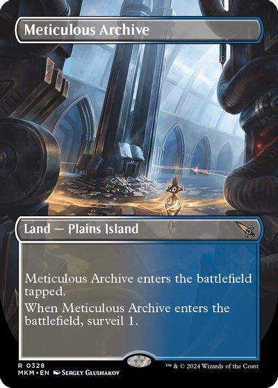 Meticulous Archive (Borderless) card art