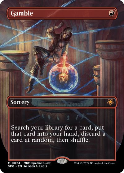 Gamble (Borderless) card art