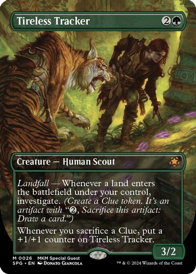 Tireless Tracker (Borderless) card art