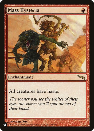 Mass Hysteria card art