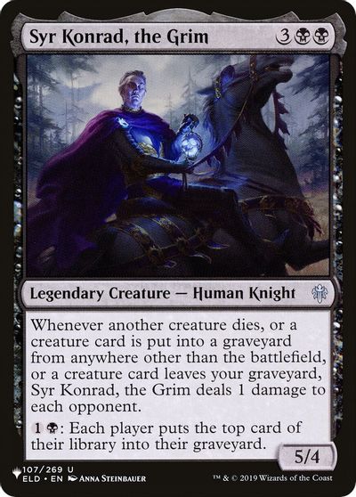 Syr Konrad, the Grim card art