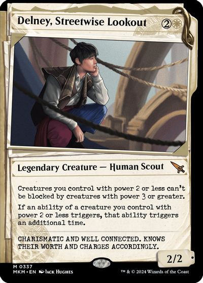 Delney, Streetwise Lookout (Showcase) card art