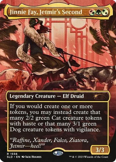 Jinnie Fay, Jetmir's Second (Display Commander) - Thick Stock card art