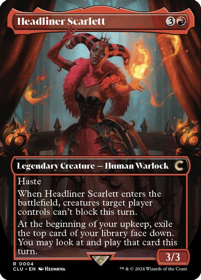 Headliner Scarlett (Borderless) card art