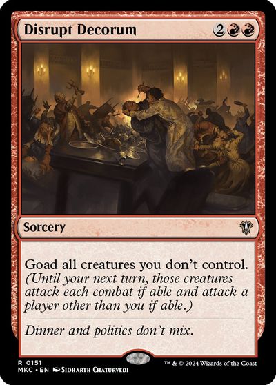 Disrupt Decorum card art