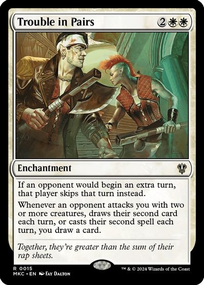 Trouble in Pairs card art