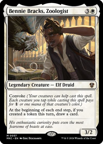 Bennie Bracks, Zoologist card art